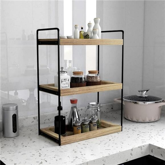 3 Tier Bathroom Counter Organizer,Countertop Bathroom Organizer - Picture 5 of 7